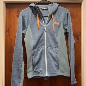 North face full zip jacket